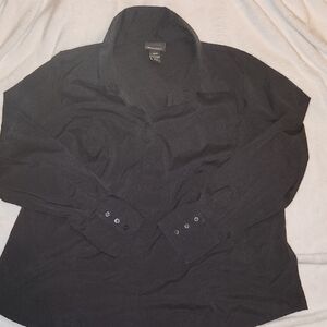 Lane Bryant Elegant Black Top